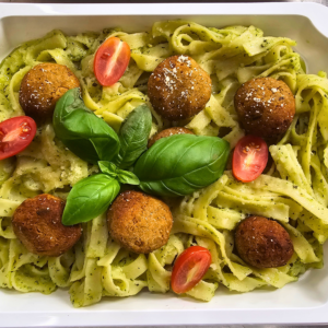 tagliatelle z pulpecikami